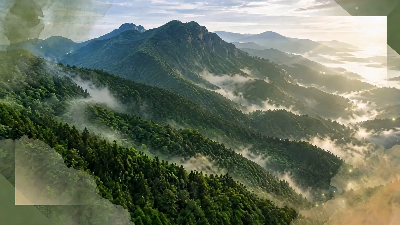 觀音山山景動態示意封面（生成式影片靜幀）